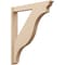 Ekena Millwork 5 1/2-in W x 36-in D x 42-in H Funston Trad Rough Cedar Woodgrain TimberThane Outlooker, Primed Tan OUTUR055X36X42FST04RCPR - alternate 1
